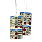 Blue Bingo Card Luggage Tags