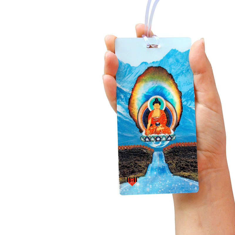 Diamond Buddha Luggage Tags