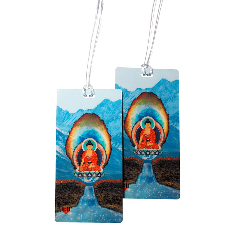 Diamond Buddha Luggage Tags
