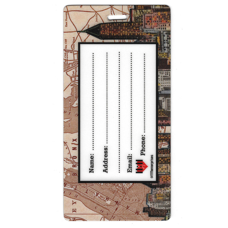 New York City Skyline Luggage Tags