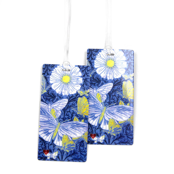 Butterfly Book Luggage Tags