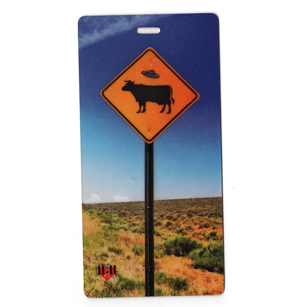Taos Flying Saucer Luggage Tags