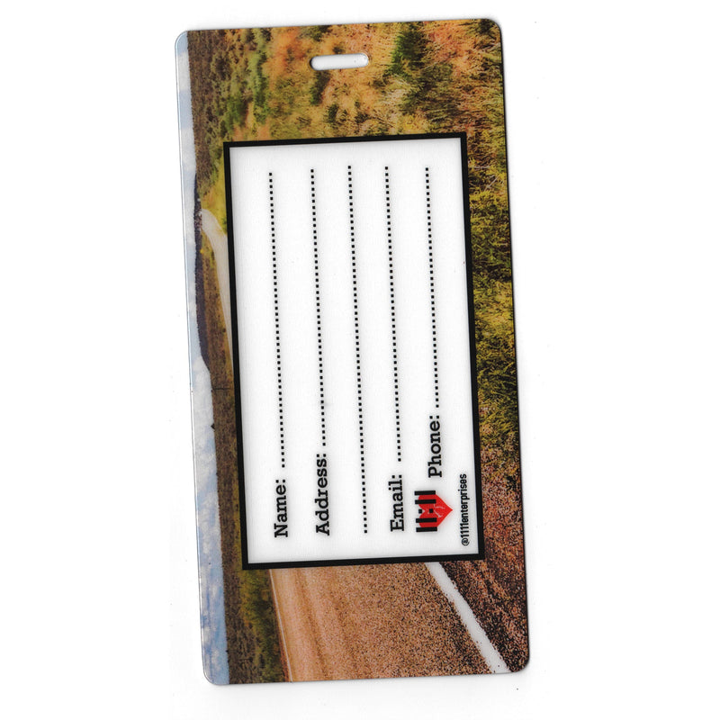 Taos Flying Saucer Luggage Tags