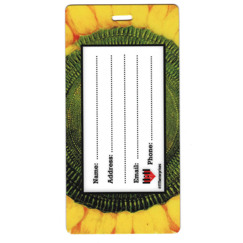 Sunflower Luggage Tags