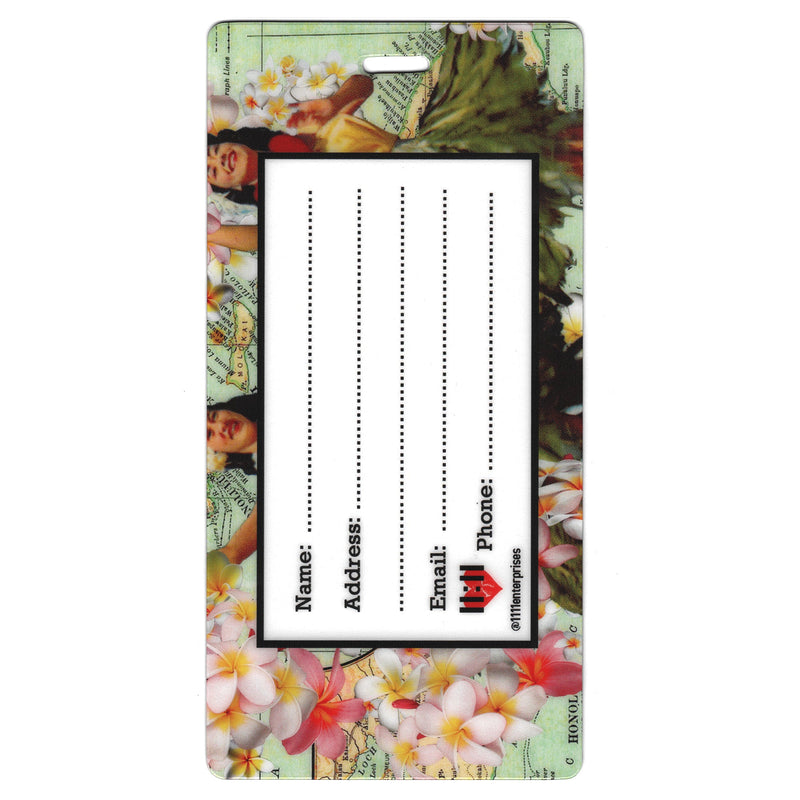 Hawaiian Dancer Luggage Tags