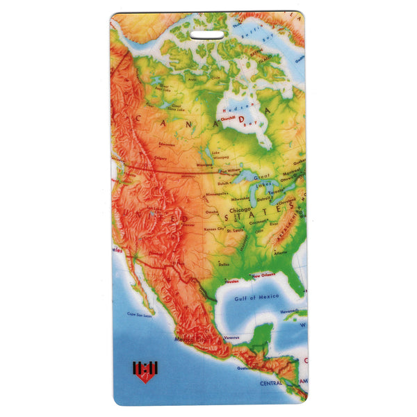 American Continent Luggage Tags