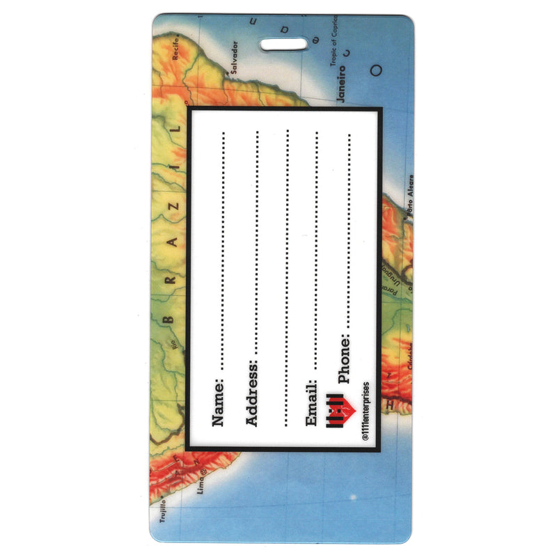 American Continent Luggage Tags