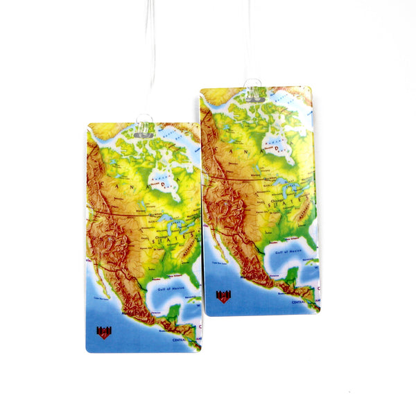 American Continent Luggage Tags