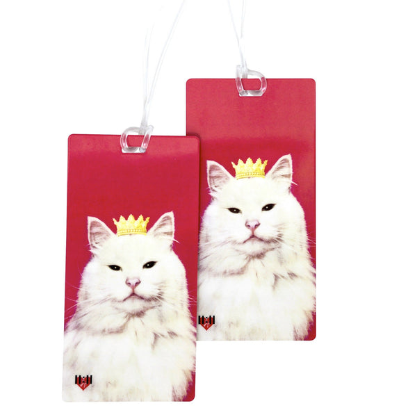 Pink Royal Kitty Luggage Tags