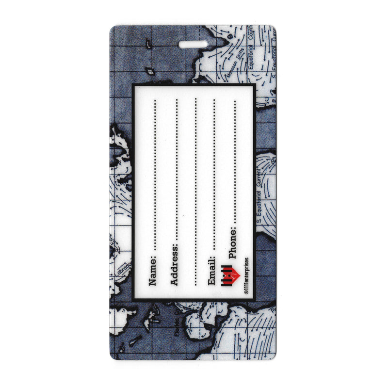 Ocean Currents Luggage Tags