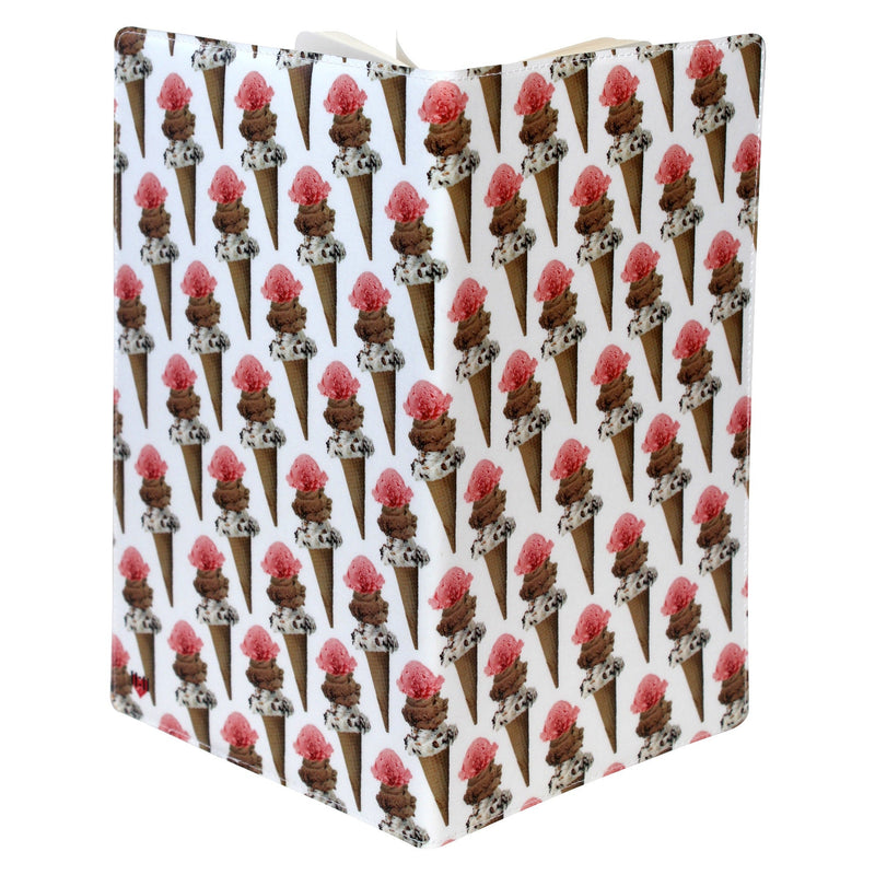 Ice Cream Cones Large Moleskine Notebook