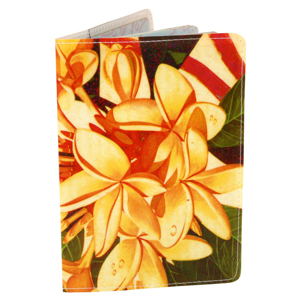 Frangipani Plumeria Passport Holder