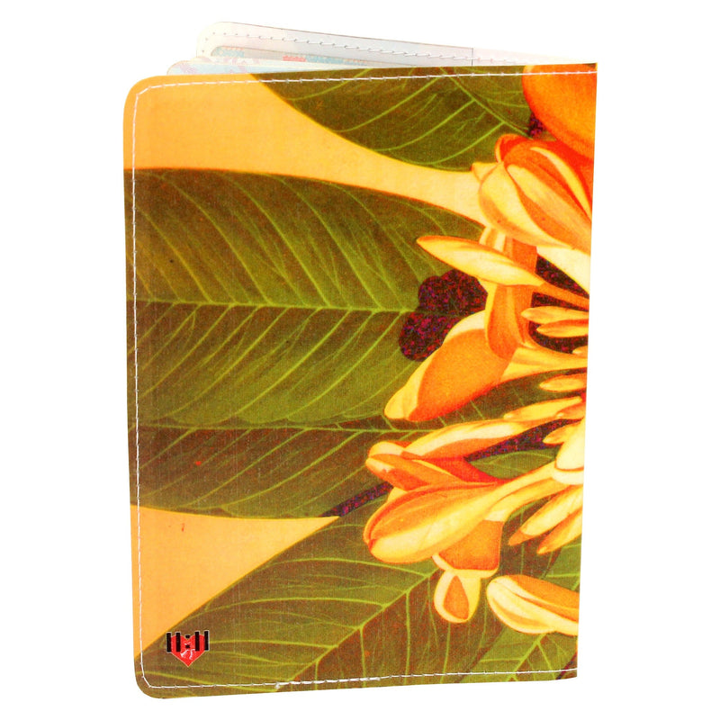 Frangipani Plumeria Passport Holder