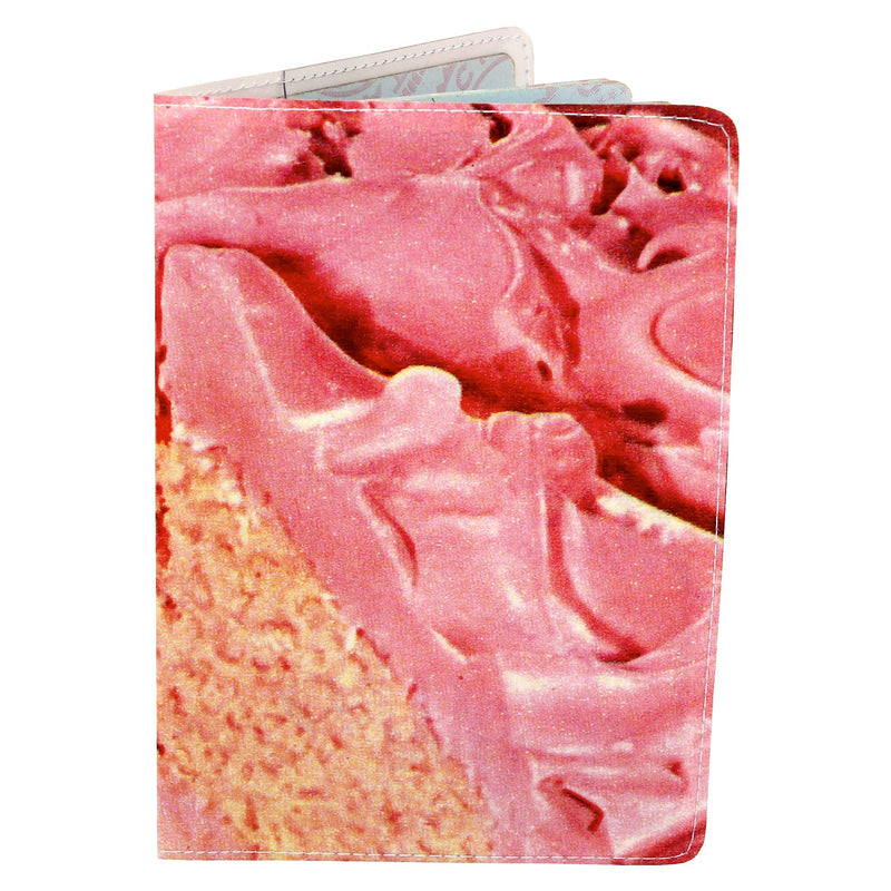 Pink Cake Passport Holder