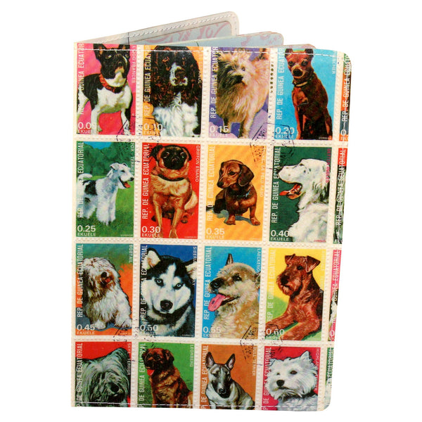 Dog Stamps Passport Holder