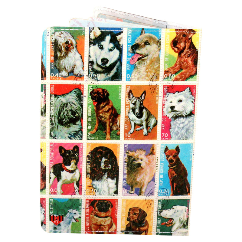 Dog Stamps Passport Holder