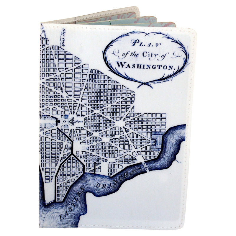 Washington DC Map Passport Holder