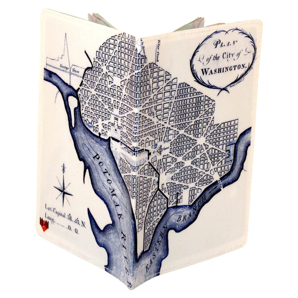Washington DC Map Passport Holder