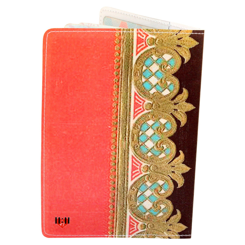 Royal White Kitty Passport Holder