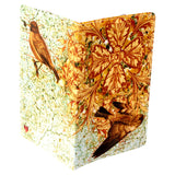 Ornate Bird Passport Holder
