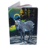 Zebra Magic Sri Yantra Passport Holder