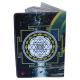 Zebra Magic Sri Yantra Passport Holder