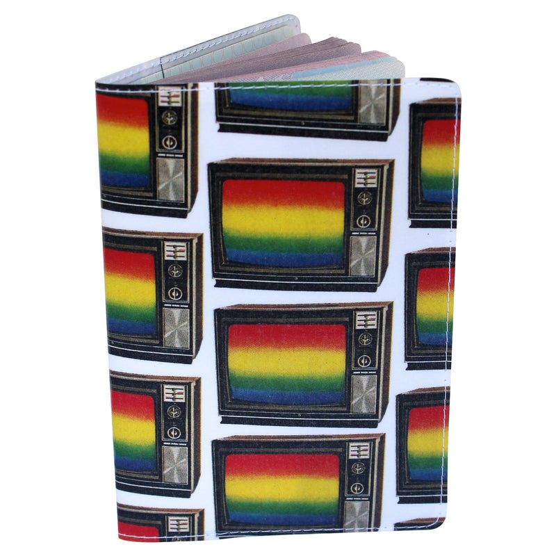 TV Rainbow Passport Holder