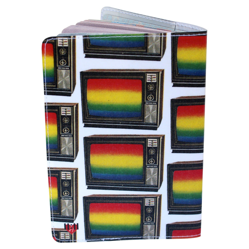 TV Rainbow Passport Holder