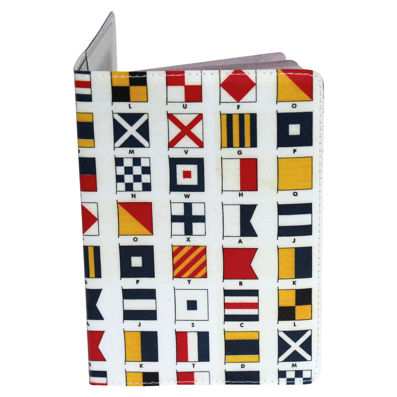 Nautical Flags Passport Holder