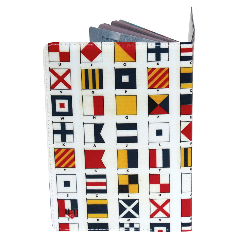 Nautical Flags Passport Holder
