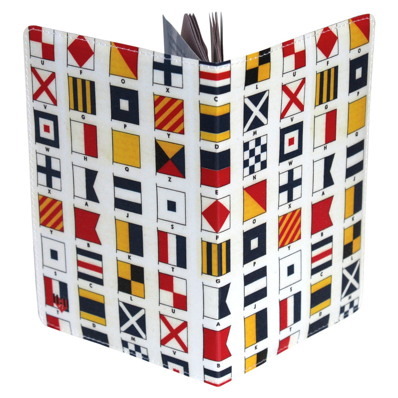 Nautical Flags Passport Holder