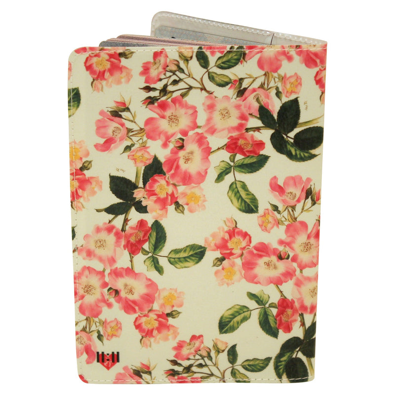 Pink Roses Passport Holder