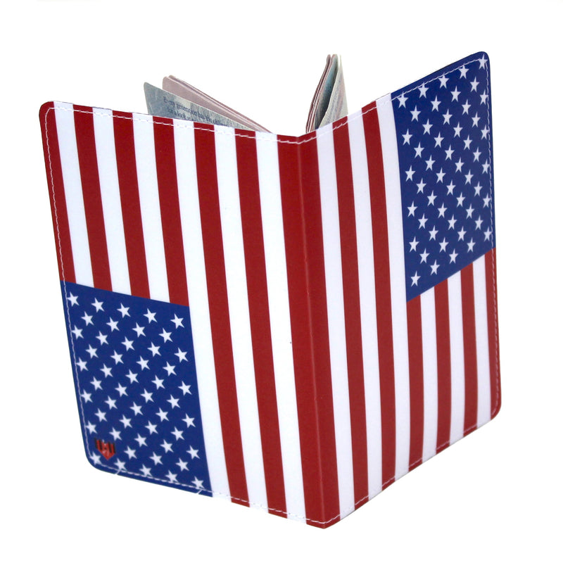 American Flag Passport Holder