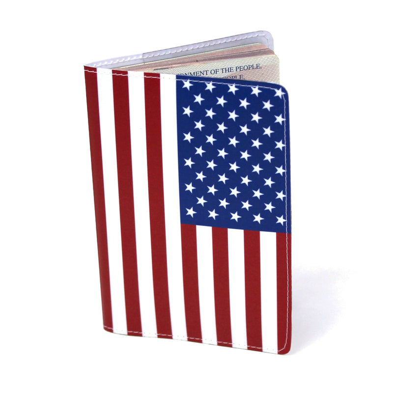 American Flag Passport Holder