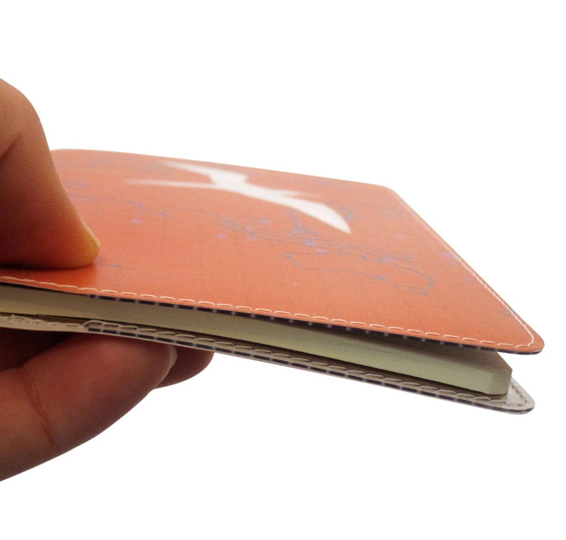 Orange Bird Map Moleskine Pocket Notebook