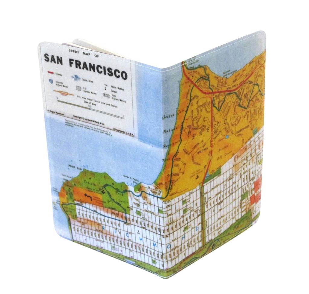 San Francisco Map Moleskine Pocket Notebook Jamila Starwater