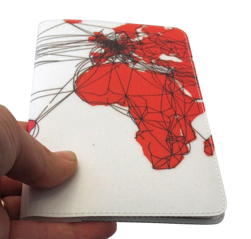 airline route map covered moleskine notebook