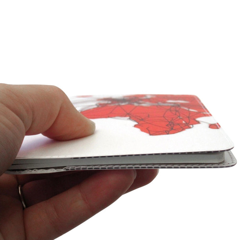 airline route map covered moleskine notebook