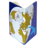 Purple Bird Map Moleskine Pocket Notebook
