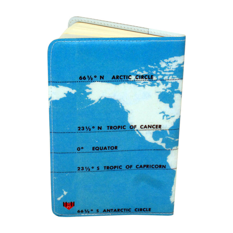 Climate Zones Map Moleskine Pocket Notebook