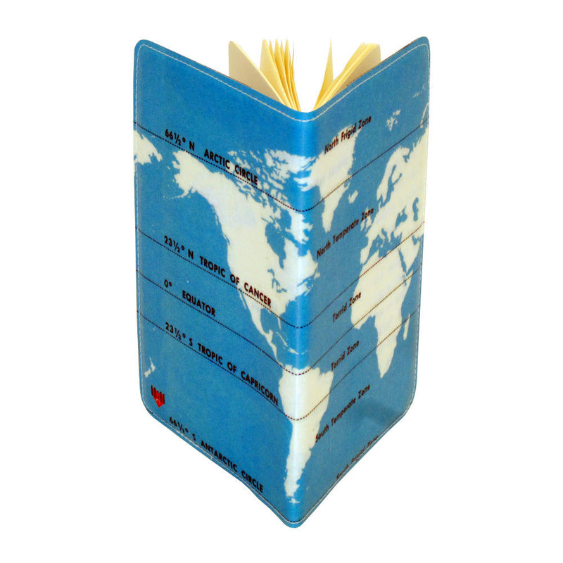 Climate Zones Map Moleskine Pocket Notebook